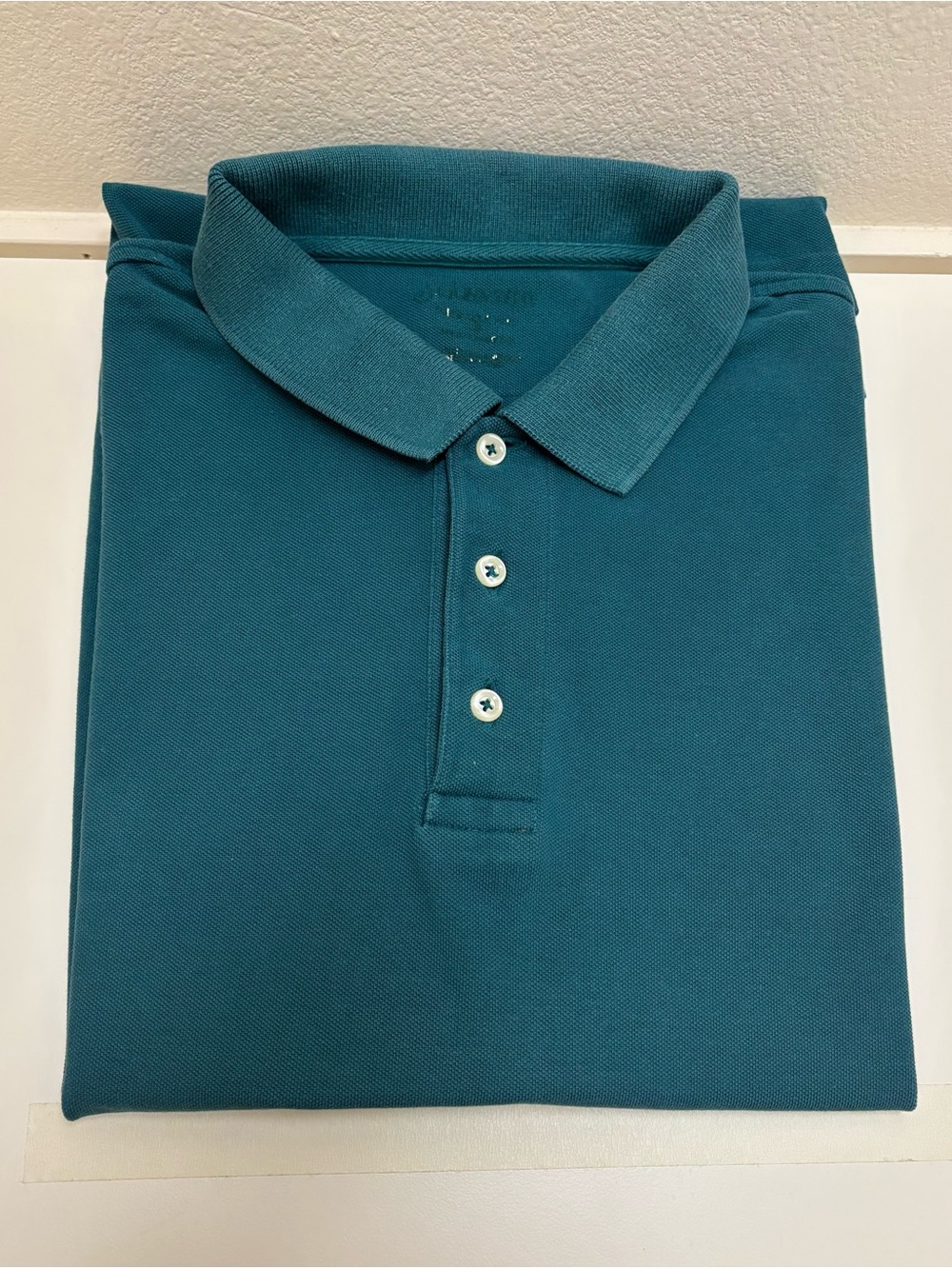 St. John's Bay Teal Pique Polo Shirt